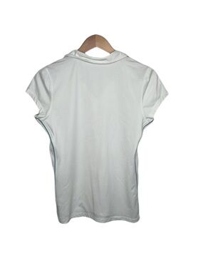 ALO Yoga White Short Sleeve Athletic Top